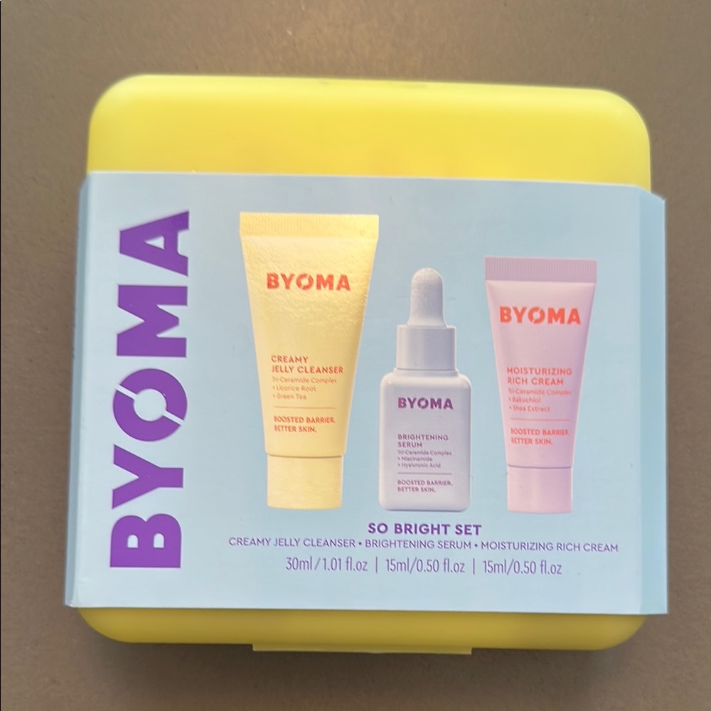 So Bright Skincare Set - Yellow